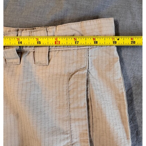 Columbia PFG Mens Shorts Sz 38 Tan Ripstop Flat Front Fishing Hiking Omni-Shade - Picture 8 of 10